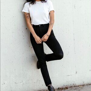 Imogene + Willie Elizabeth High Rise Slim Black Jeans Size 25